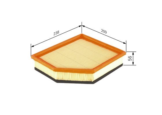 Luftfilter Bosch F 026 400 146 BOSCH Luftfilter Bosch F 026 400 146 BOSCH