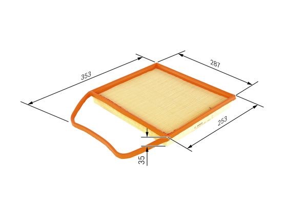 Luftfilter Bosch F 026 400 148 BOSCH