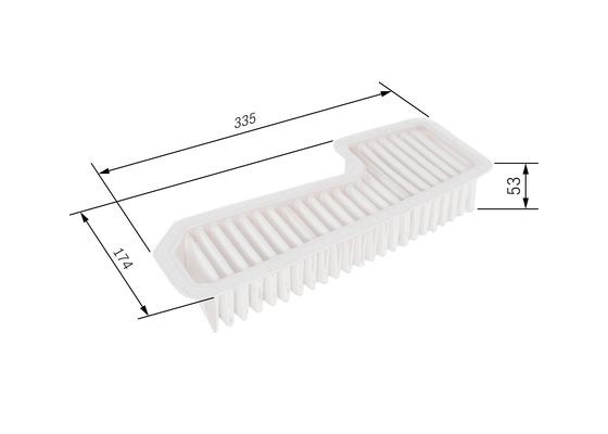 Luftfilter Bosch F 026 400 158 BOSCH