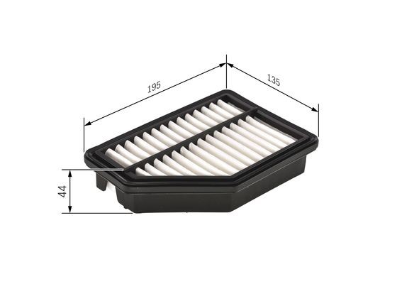 Luftfilter Bosch F 026 400 161 BOSCH Luftfilter Bosch F 026 400 161 BOSCH