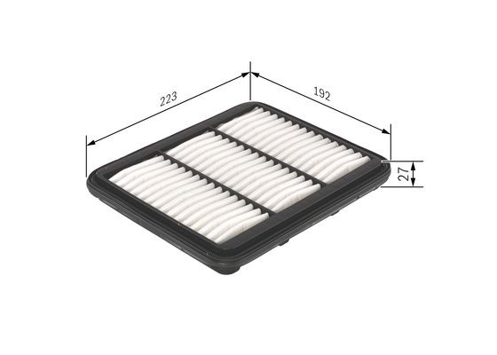 Luftfilter Bosch F 026 400 167 BOSCH Luftfilter Bosch F 026 400 167 BOSCH