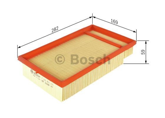 Luftfilter Bosch F 026 400 175 BOSCH Luftfilter Bosch F 026 400 175 BOSCH