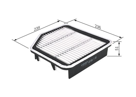 Luftfilter Bosch F 026 400 192 BOSCH