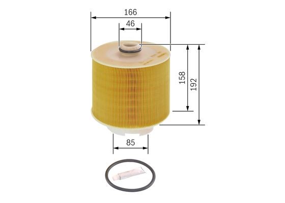 Luftfilter Bosch F 026 400 198 BOSCH