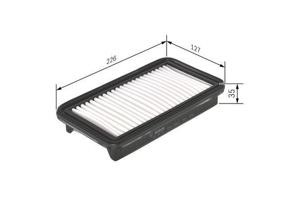 Luftfilter Bosch F 026 400 201 BOSCH