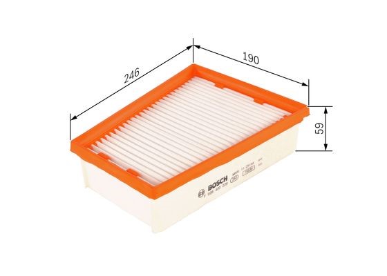Luftfilter Bosch F 026 400 229 BOSCH Luftfilter Bosch F 026 400 229 BOSCH