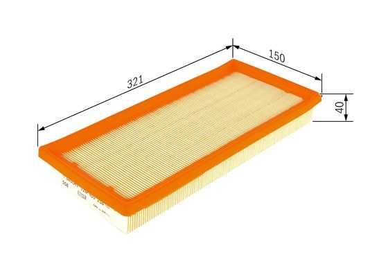 Luftfilter Bosch F 026 400 258 BOSCH