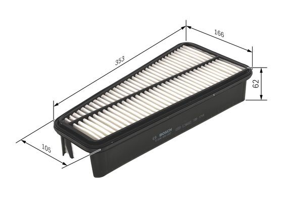 Luftfilter Bosch F 026 400 302 BOSCH