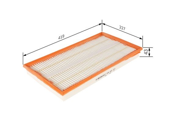 Luftfilter Bosch F 026 400 312 BOSCH