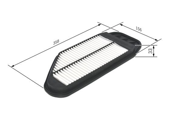 Luftfilter Bosch F 026 400 349 BOSCH