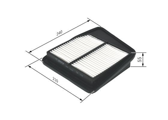 Luftfilter Bosch F 026 400 357 BOSCH Luftfilter Bosch F 026 400 357 BOSCH