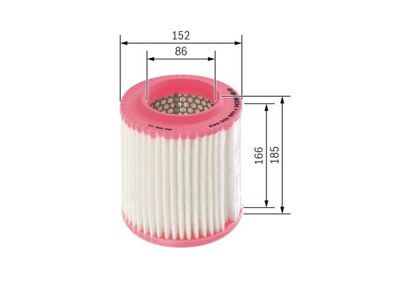 Luftfilter Bosch F 026 400 443 BOSCH