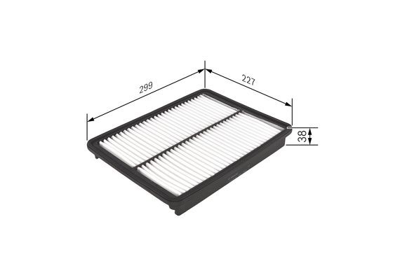 Luftfilter Bosch F 026 400 448 BOSCH