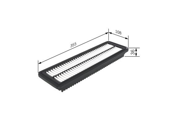 Luftfilter Bosch F 026 400 455 BOSCH