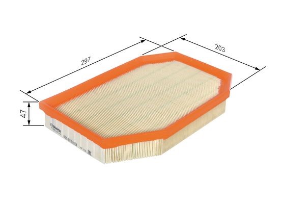Luftfilter Bosch F 026 400 476 BOSCH