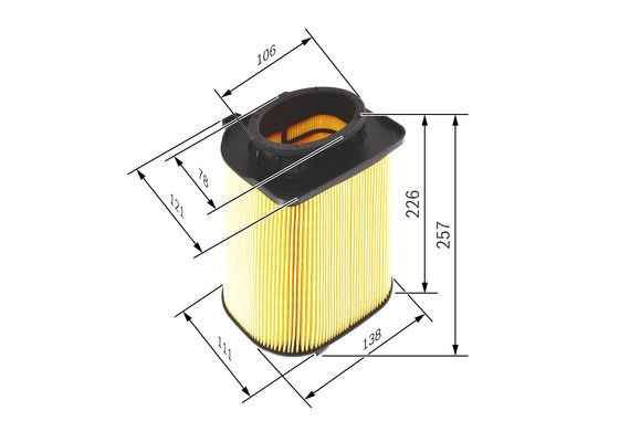 Luftfilter Bosch F 026 400 480 BOSCH