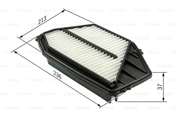 Luftfilter, Höger, Vänster Bosch F 026 400 508 BOSCH Luftfilter, Höger, Vänster Bosch F 026 400 508 BOSCH