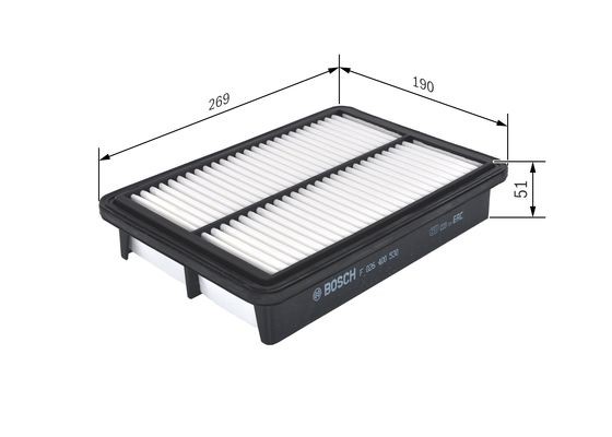 Luftfilter Bosch F 026 400 530 BOSCH