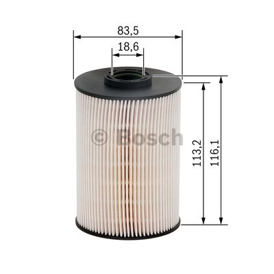 Bränslefilter Bosch F 026 402 008 BOSCH
