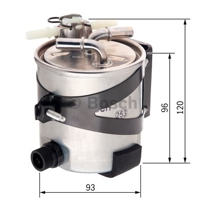 Bränslefilter Bosch F 026 402 016 BOSCH