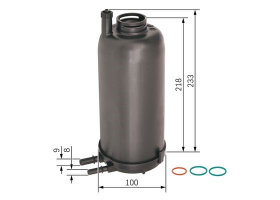 Bränslefilter Bosch F 026 402 045 BOSCH