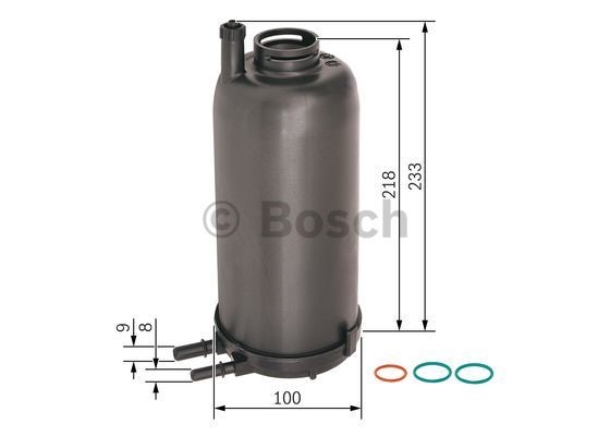 Bränslefilter Bosch F 026 402 045 BOSCH