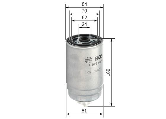 Bränslefilter Bosch F 026 402 048 BOSCH