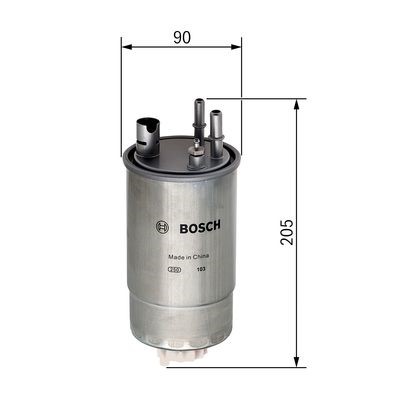 Bränslefilter Bosch F 026 402 049 BOSCH