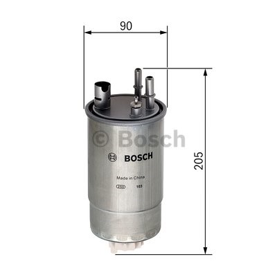 Bränslefilter Bosch F 026 402 049 BOSCH