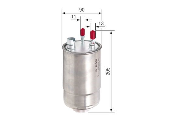 Bränslefilter Bosch F 026 402 054 BOSCH
