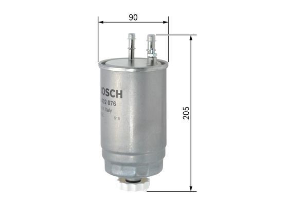 Bränslefilter Bosch F 026 402 076 BOSCH