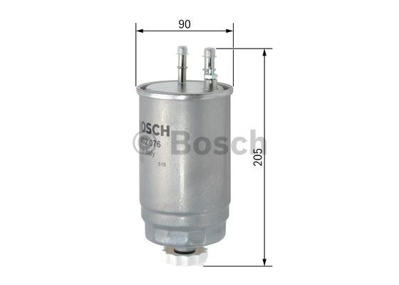 Bränslefilter Bosch F 026 402 076 BOSCH