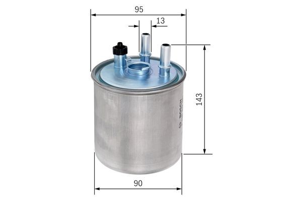 Bränslefilter Bosch F 026 402 081 BOSCH