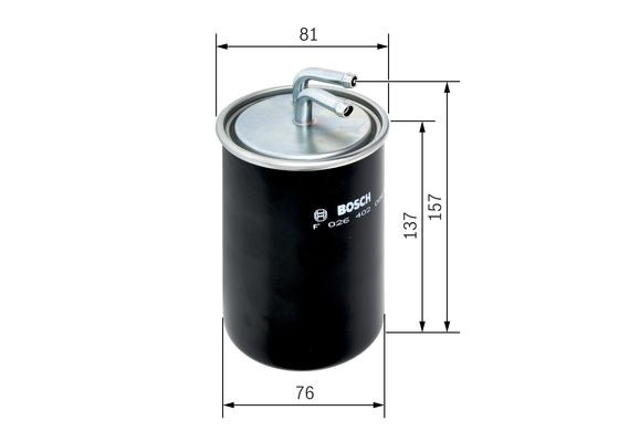Bränslefilter Bosch F 026 402 086 BOSCH