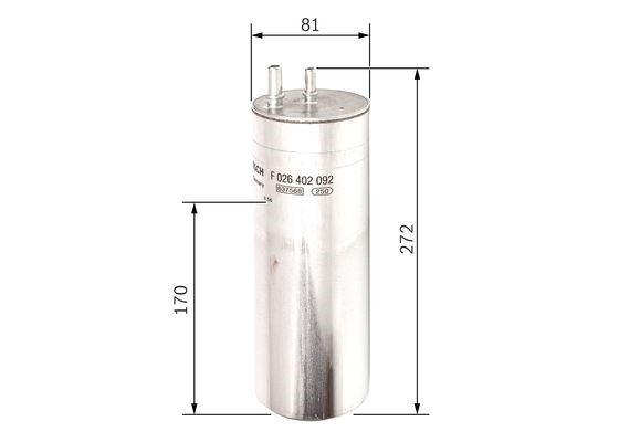 Bränslefilter Bosch F 026 402 092 BOSCH