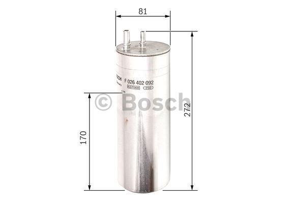 Bränslefilter Bosch F 026 402 092 BOSCH