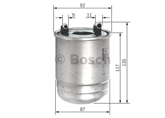 Bränslefilter Bosch F 026 402 104 BOSCH Bränslefilter Bosch F 026 402 104 BOSCH