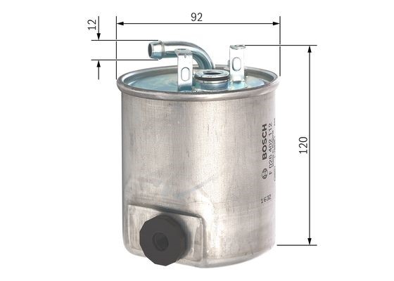 Bränslefilter Bosch F 026 402 112 BOSCH