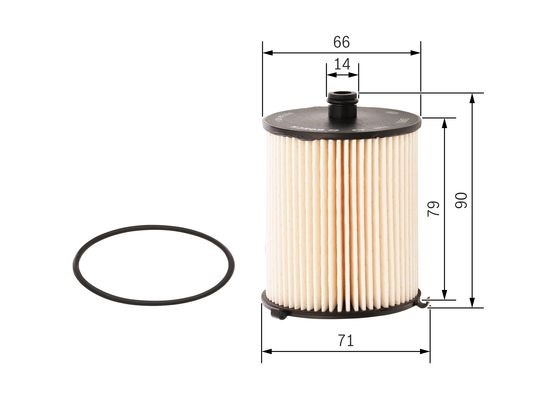 Bränslefilter Bosch F 026 402 810 BOSCH