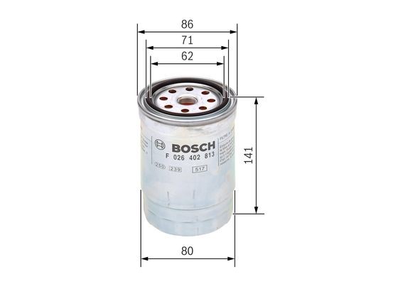 Bränslefilter BOSCH
