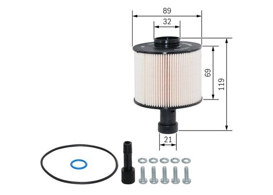 Bränslefilter Bosch F 026 402 825 BOSCH