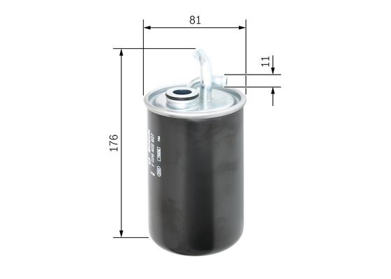 Bränslefilter Bosch F 026 402 827 BOSCH