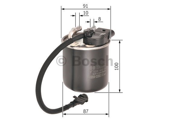Bränslefilter BOSCH