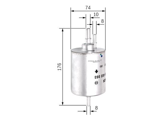 Bränslefilter Bosch F 026 403 003 BOSCH