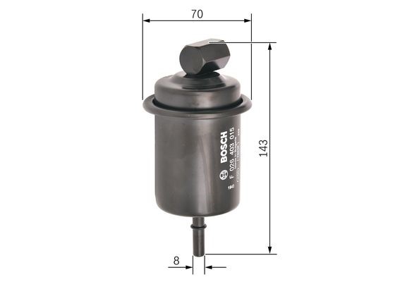 Bränslefilter Bosch F 026 403 015 BOSCH Bränslefilter Bosch F 026 403 015 BOSCH