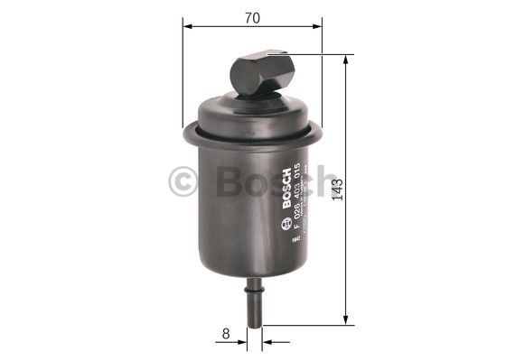Bränslefilter Bosch F 026 403 015 BOSCH Bränslefilter Bosch F 026 403 015 BOSCH