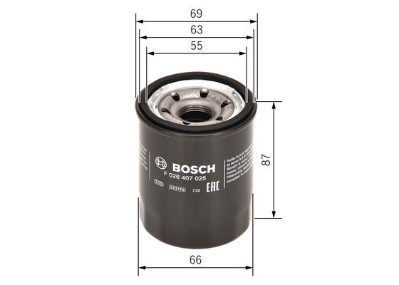 Oljefilter BOSCH