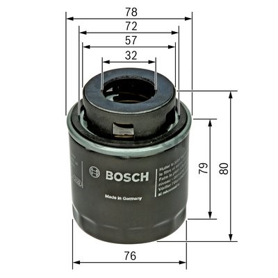 Oljefilter BOSCH