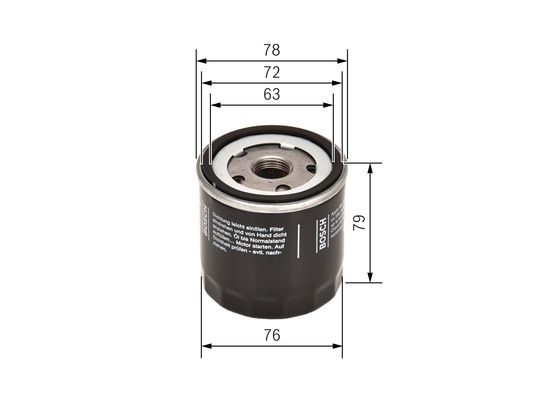 Oljefilter BOSCH
