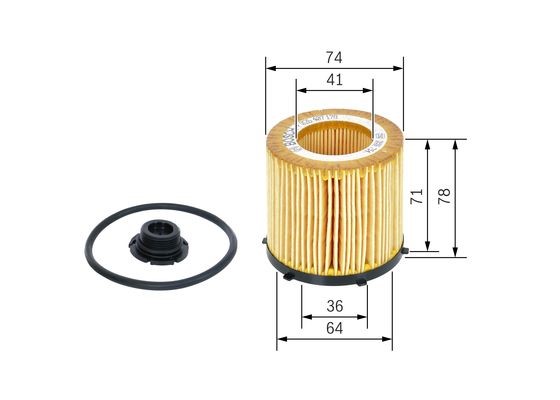 Oljefilter Bosch F 026 407 178 BOSCH